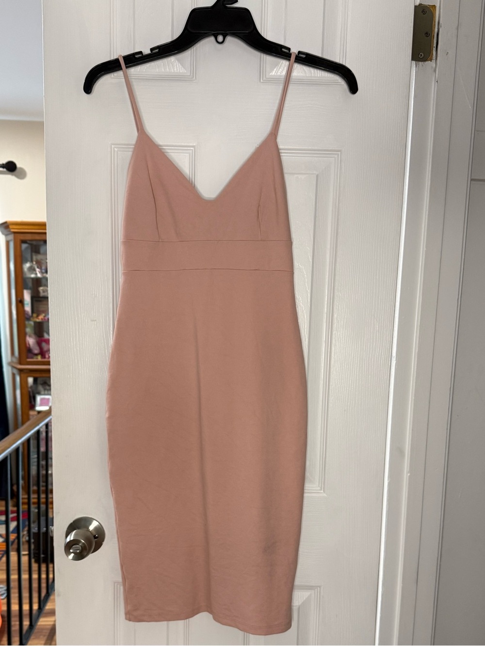 Lulus Blush Pink Bodycon Midi Dress Size Small